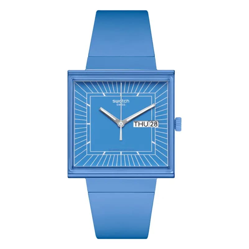 Swatch Montre Bioceramic What if Sky — cadran bleu