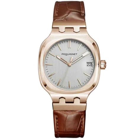 Pequignet Montre Pequignet Manufacture Concorde Or Automatique Cadran Argent - 9047438