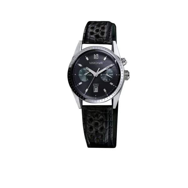 March LA.B Montre MARCH LA.B Agenda Supra Automatique Cadran Mars Bracelet Alligator