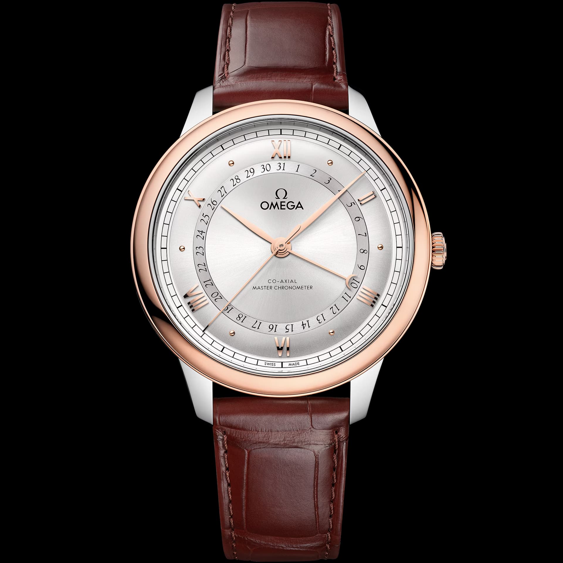 Omega De Ville 42 mm — acier or Sedna