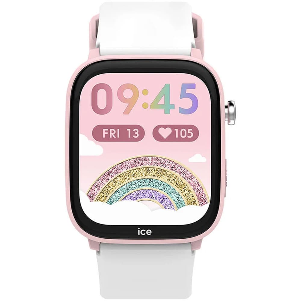 Ice Watch Montre Connectée Ice Watch Collection Ice Smart Junior 3.0 en Silicone Blanc