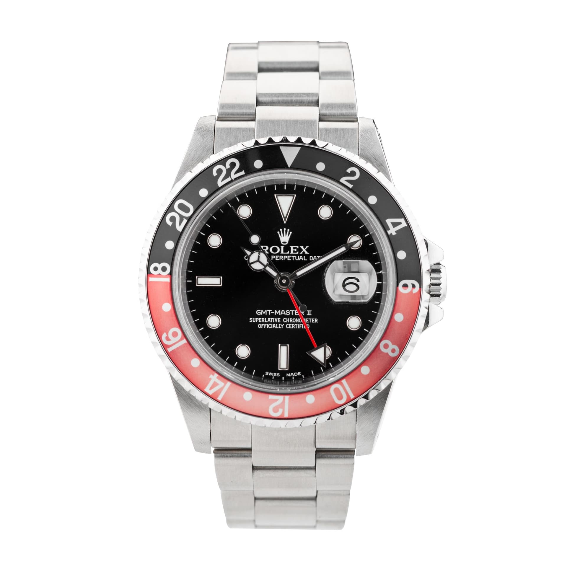 Rolex Montre Rolex GMT-Master II "Coke" référence 16710 automatique 40 mm Full Set 2002