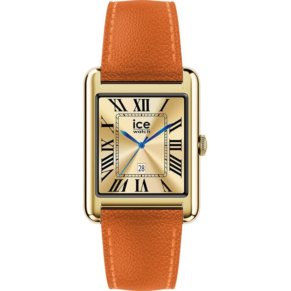 Ice Watch Montre Connectée Ice Watch Collection Ice Smart TKS 2.0 en Cuir Orange