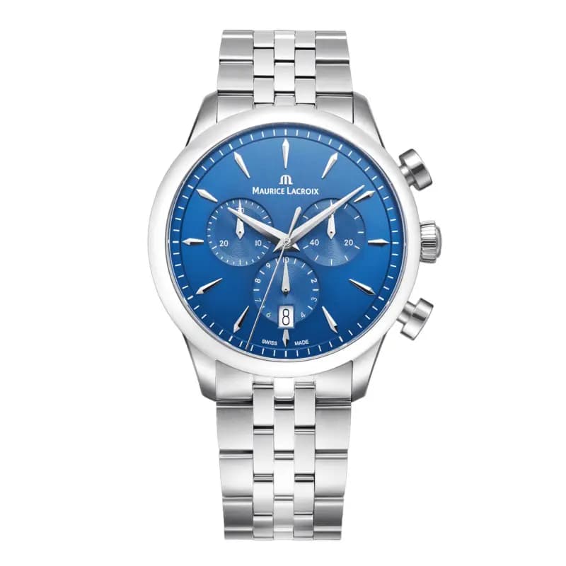 Maurice Lacroix Montre 1975 Quartz Chronograph Date 40mm 751038-SS002-430-1