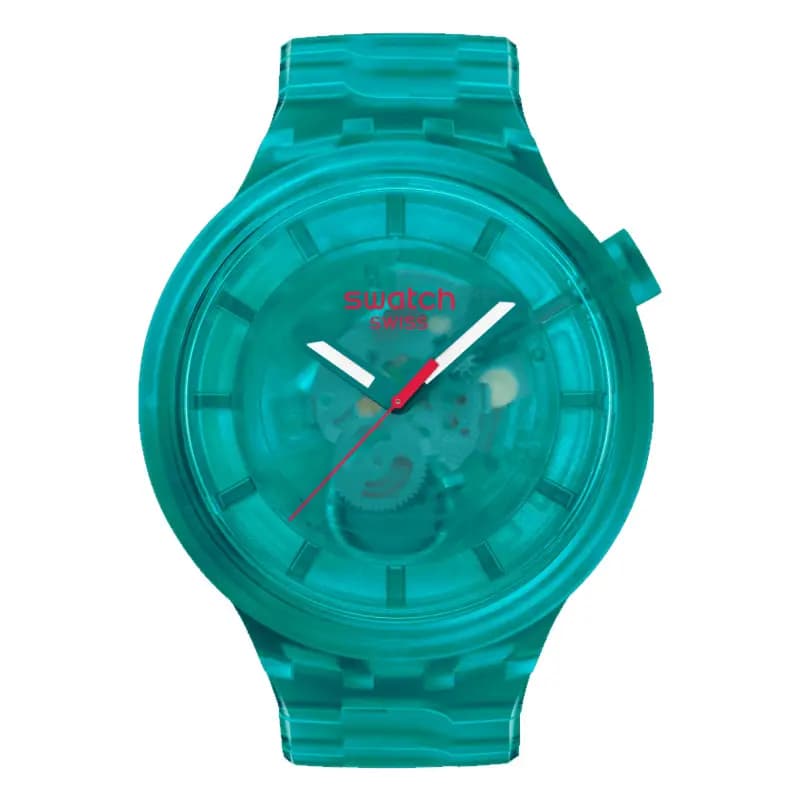 Swatch Turquoise Joy — cadran turquoise