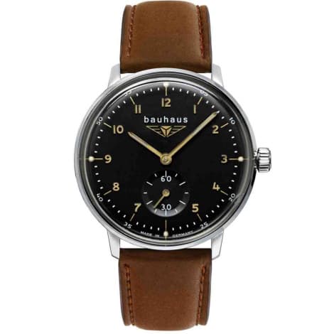 Bauhaus Montre Bauhaus Dessau Ladies Quartz Cadran Noir Bracelet Cuir - 20372