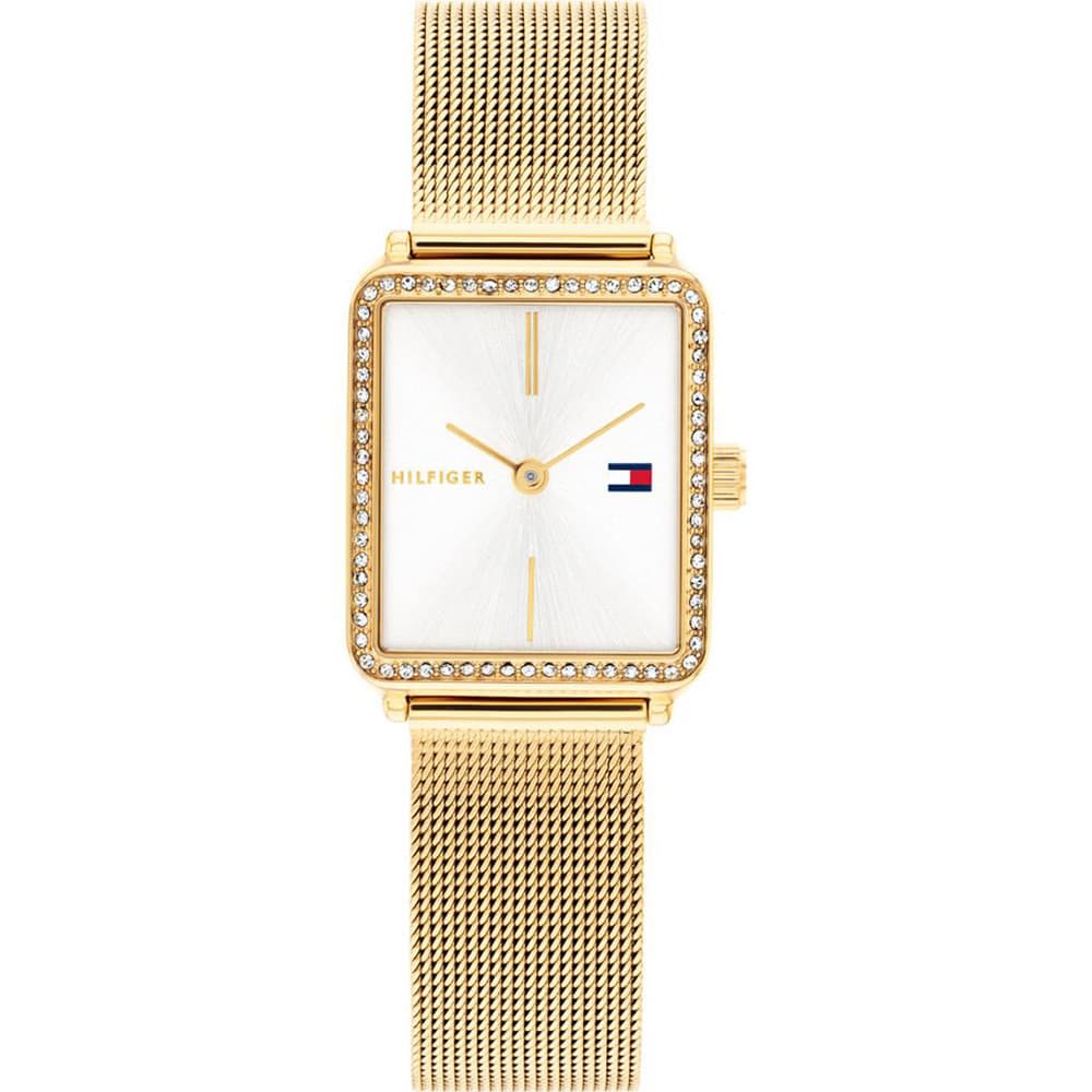 Tommy Hilfiger Montre Tommy Hilfiger Collection Tea Tank en Acier et PVD Doré
