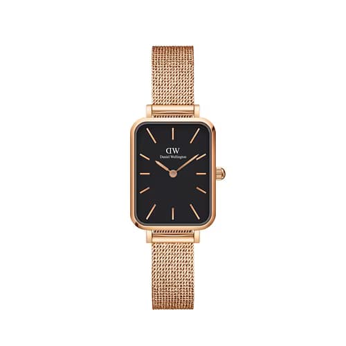 Daniel Wellington Montre Femme DANIEL WELLINGTON QUADRO en Acier Rose