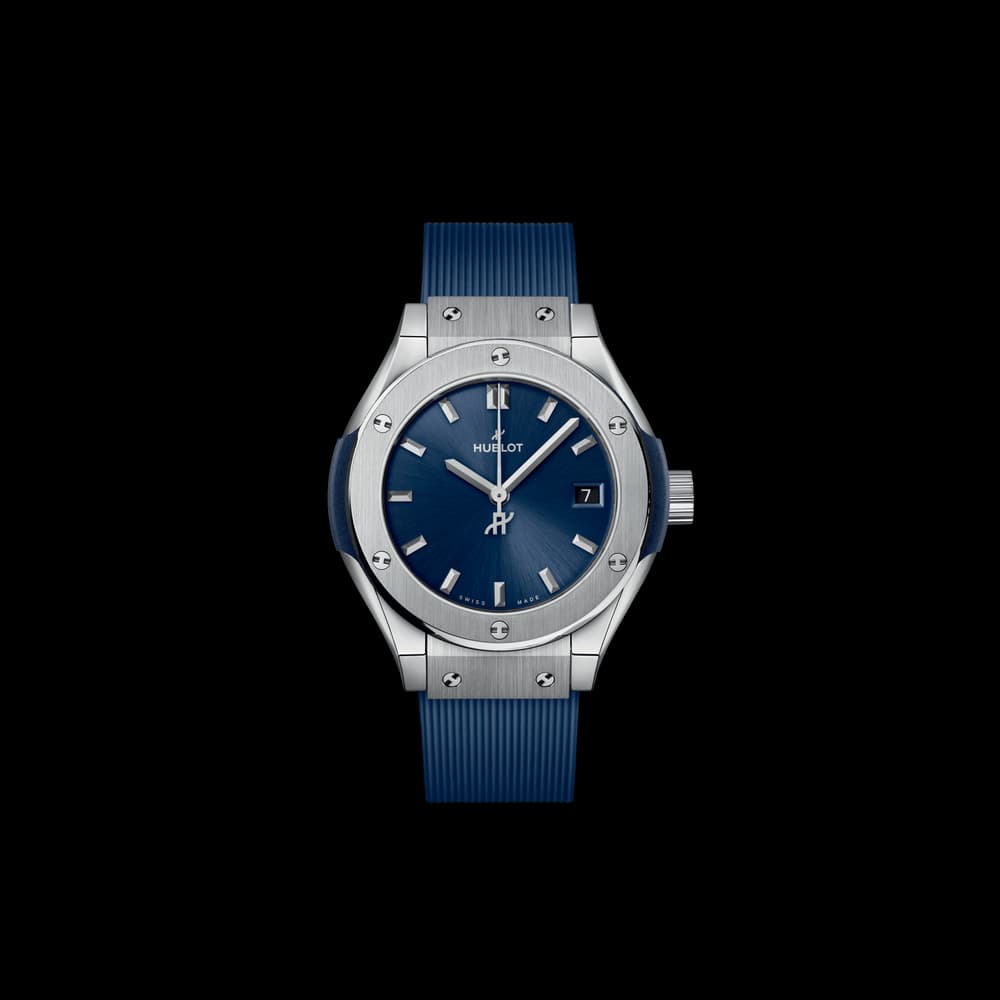 Hublot Montre quartz Mixte Classic fusion Bleu