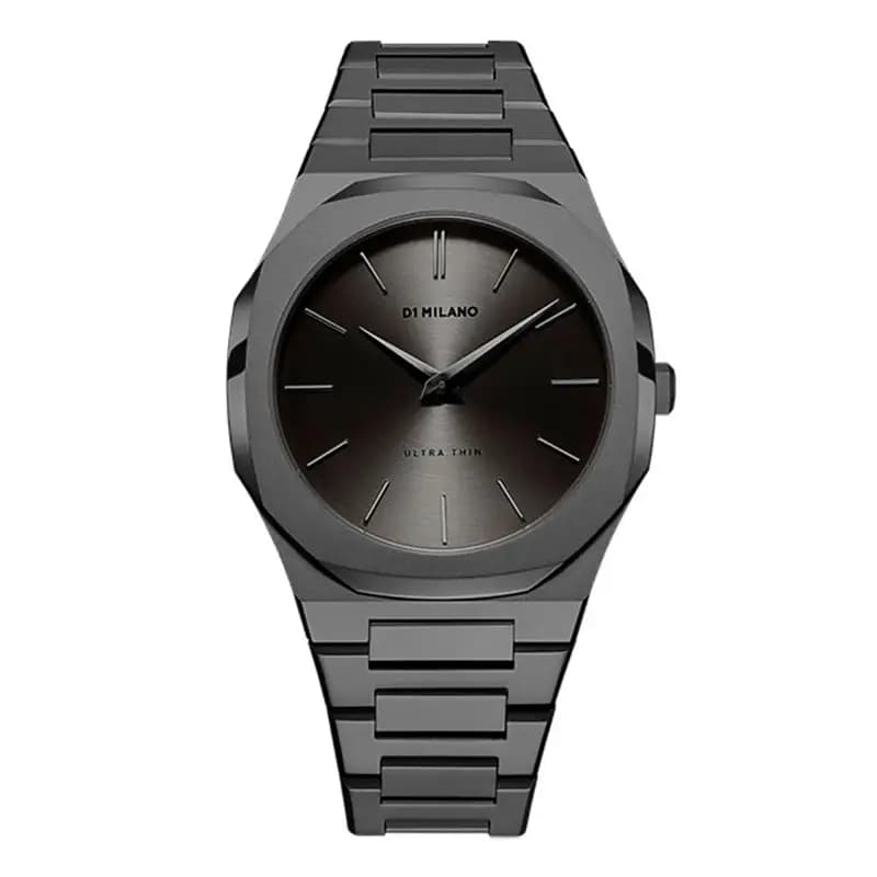 D1 Milano Montre Ultra Thin Antracite D1-UTBJ22