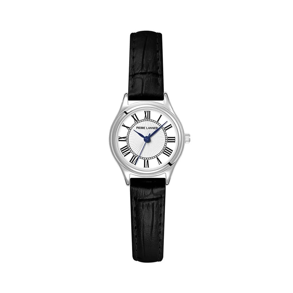 Pierre Lannier Montre Pierre Lannier Collection Pya en Cuir Noir