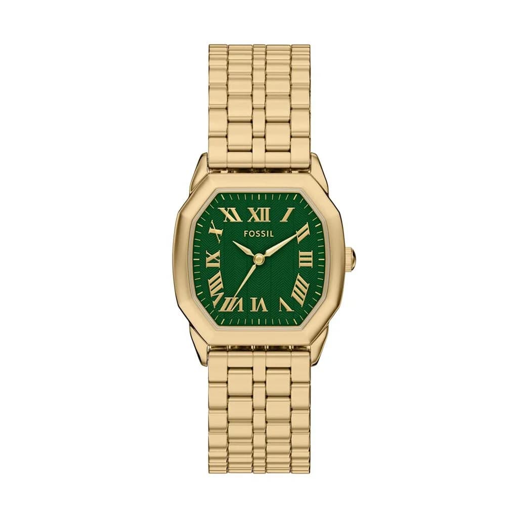 Fossil Harlow — cadran vert