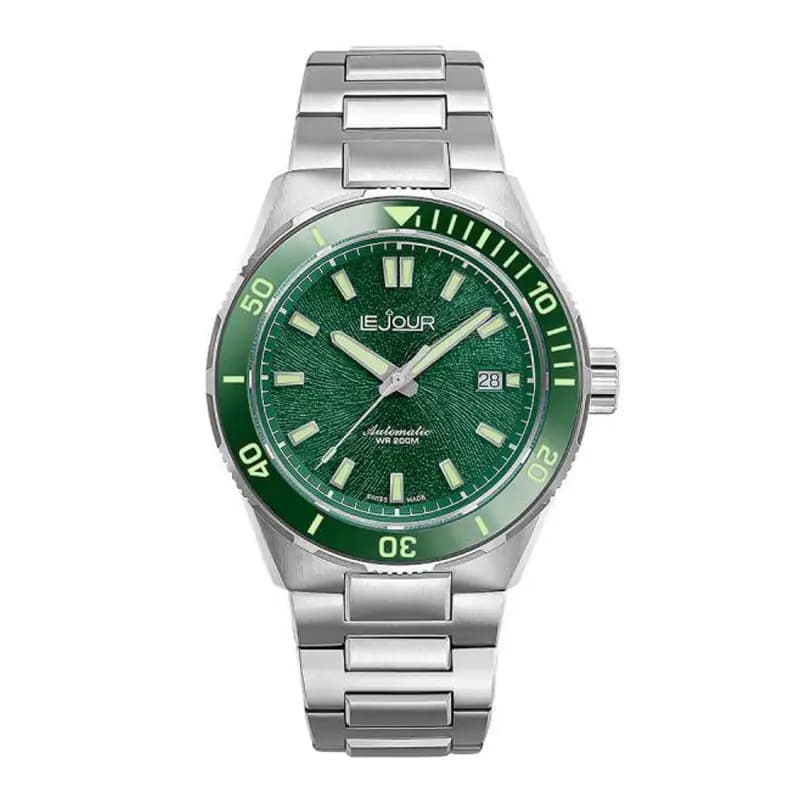 Le Jour Montre Coral Diver Verte LJ-CD-004