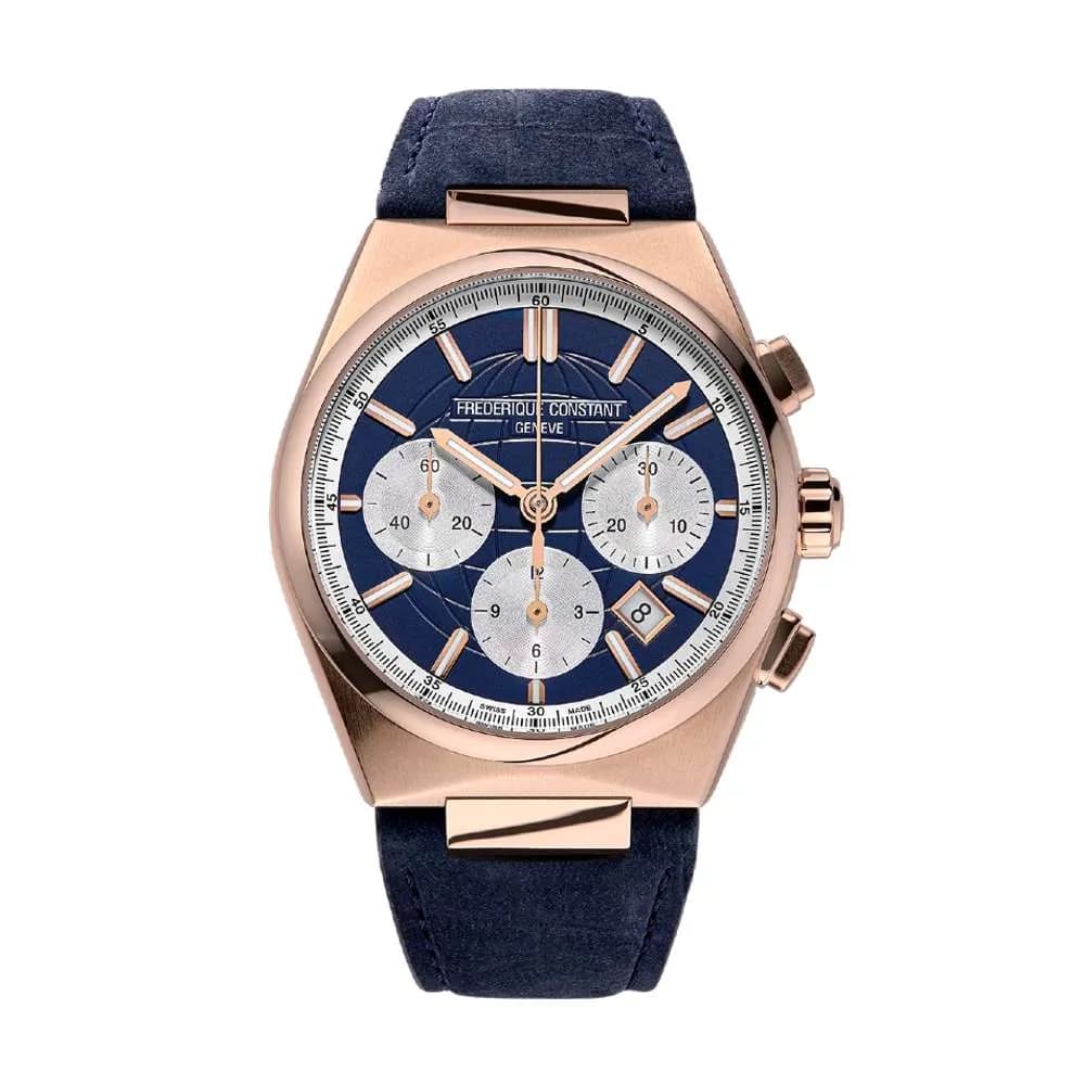 Frédérique Constant Montre Frédérique Constant Highlife Chronograph Automatic Cadran Bleu - FC-391NS4NH4
