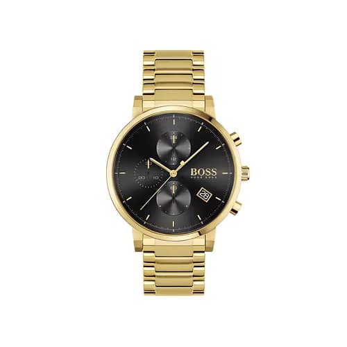 Hugo Boss Montre Homme BOSS BLACK en Acier Jaune Etanche