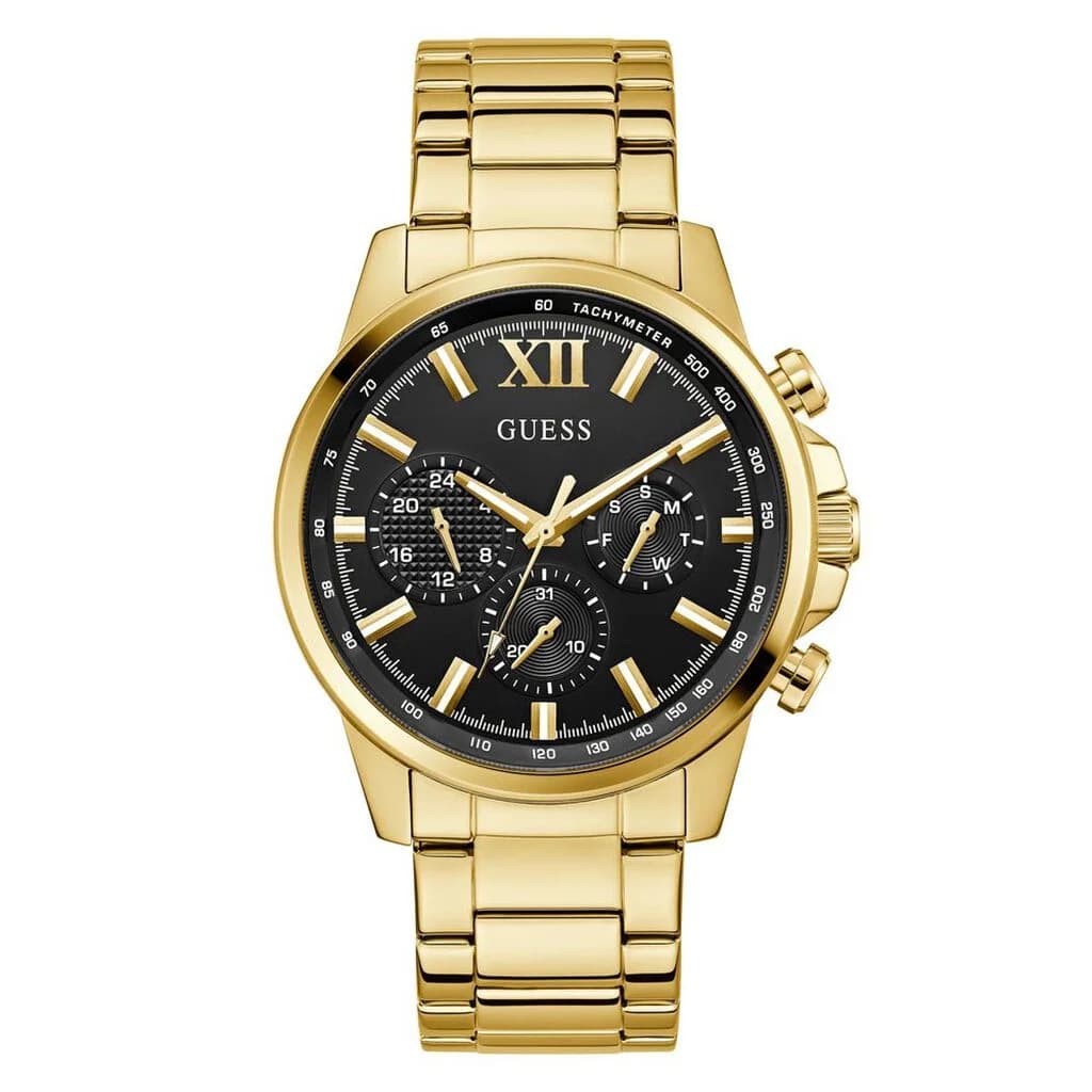 Guess Montre Guess Collection Walker en Acier et PVD Doré