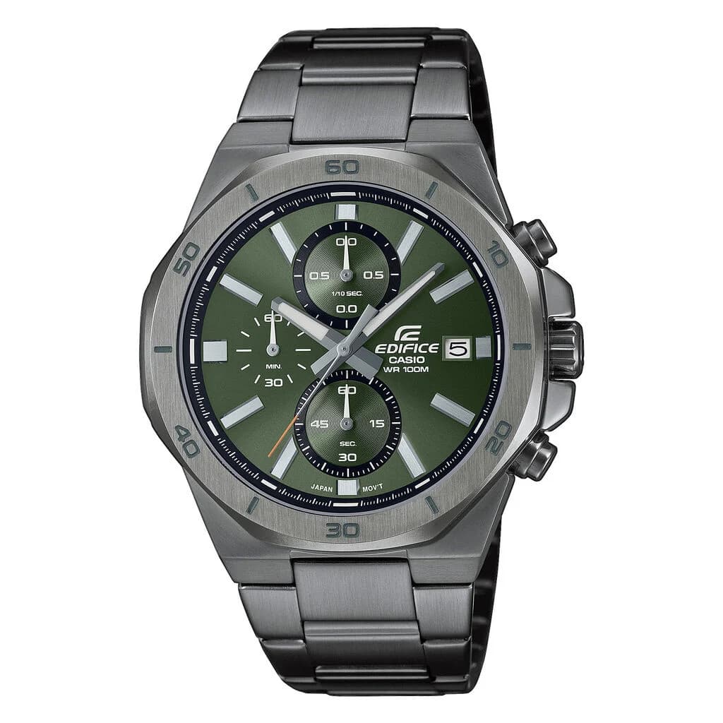 Casio Edifice Classic — cadran vert