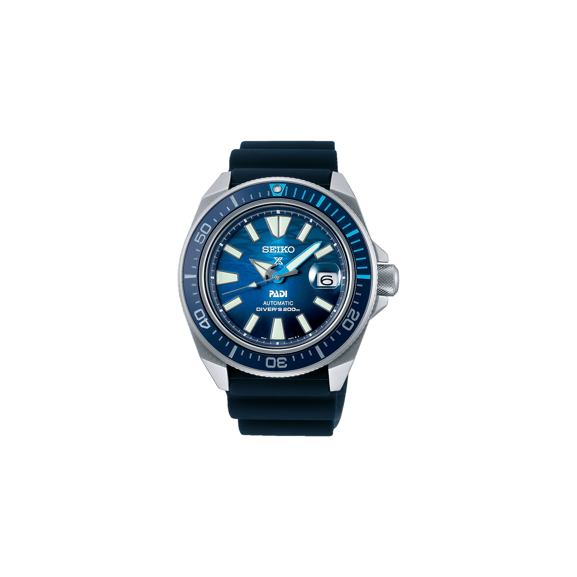 Seiko Prospex King Samouraï — bracelet caoutchouc
