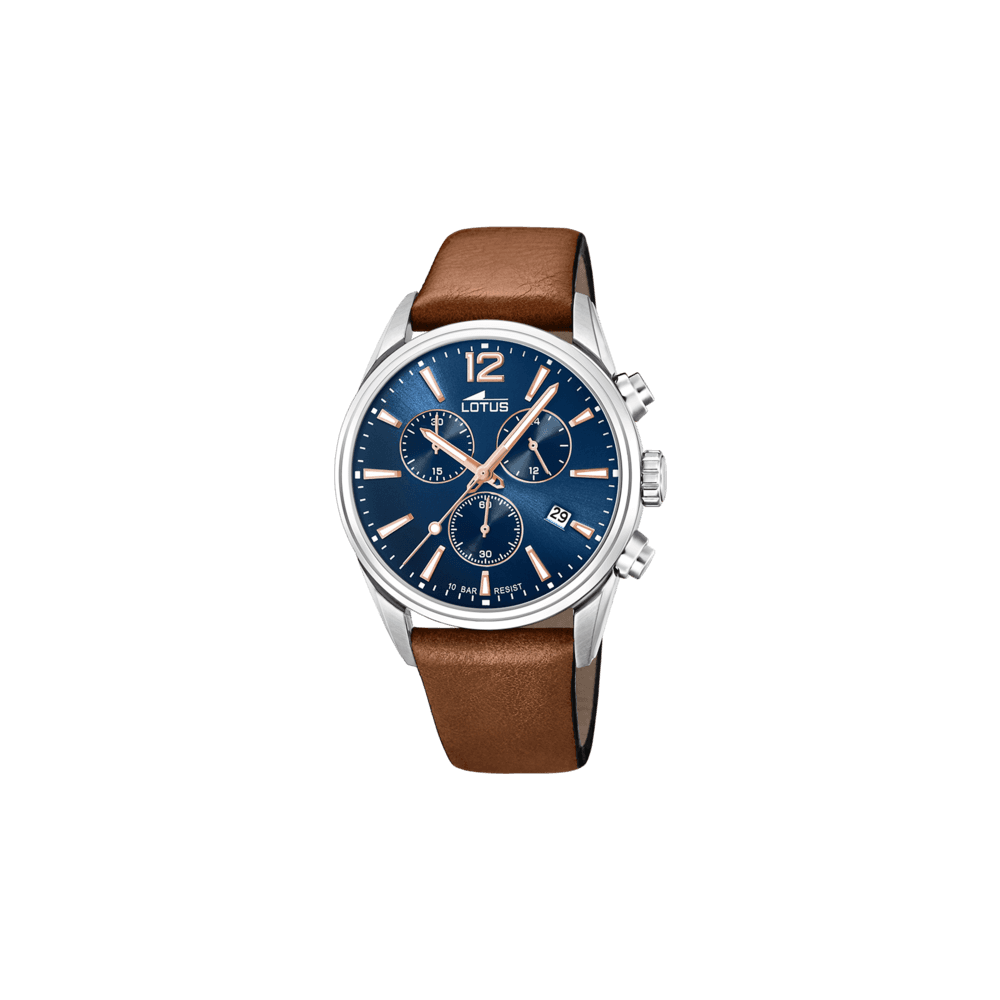 Lotus Montre Lotus en Cuir Marron
