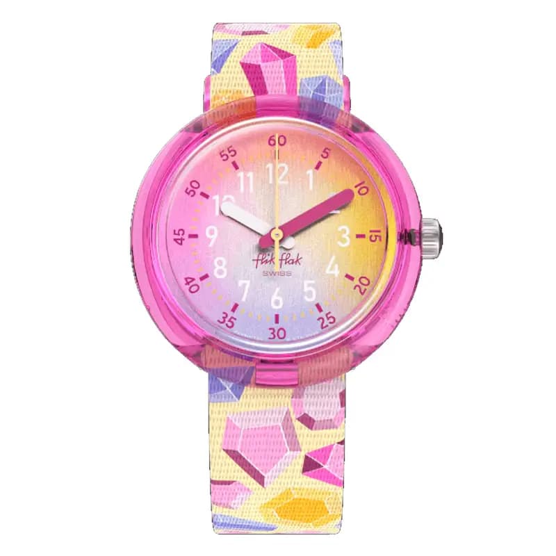 Flik Flak Montre Time to Discover Sparkling Gemstones FPNP155