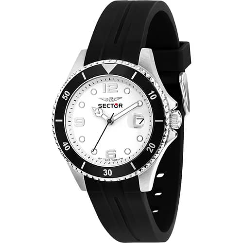 Sector Montre Homme SECTOR Bracelet Silicone Noir