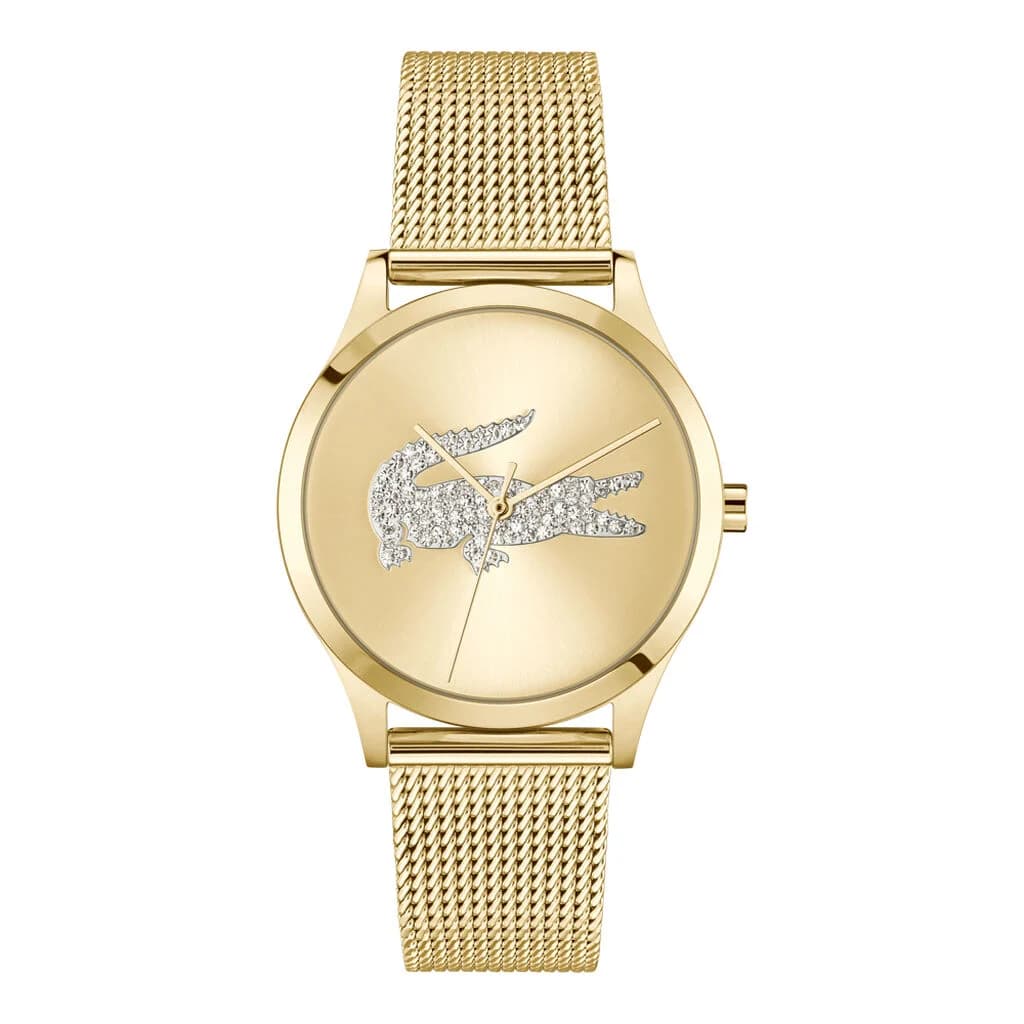 Lacoste Montre Lacoste Crocodelle Doré