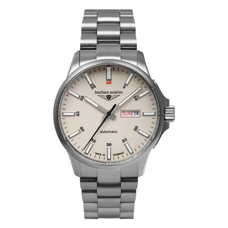 Bauhaus Montre Aviation Automatic Day-Date 2866M-5