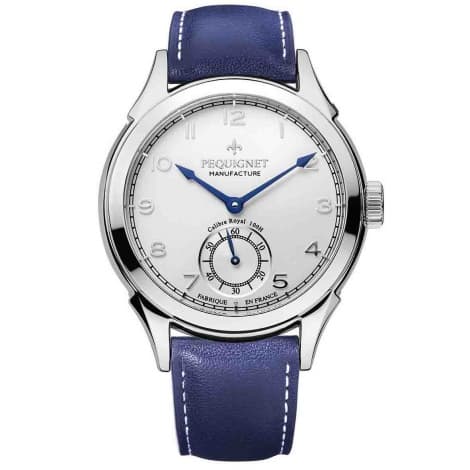 Pequignet Montre Pequignet Royale Manuelle Mécanique Cadran Argent - 9080413-CB