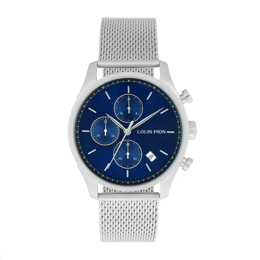 Louis Pion Montre quartz Homme Lucas Bleu