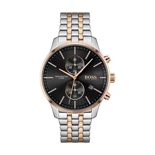 Hugo Boss Montre Homme BOSS BLACK BUSINESS en Acier Bicolore