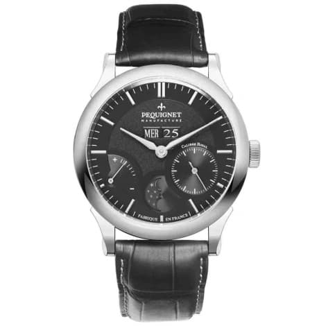 Pequignet Montre Pequignet Royale Paris Automatique Cadran Gris anthracite - 9007643