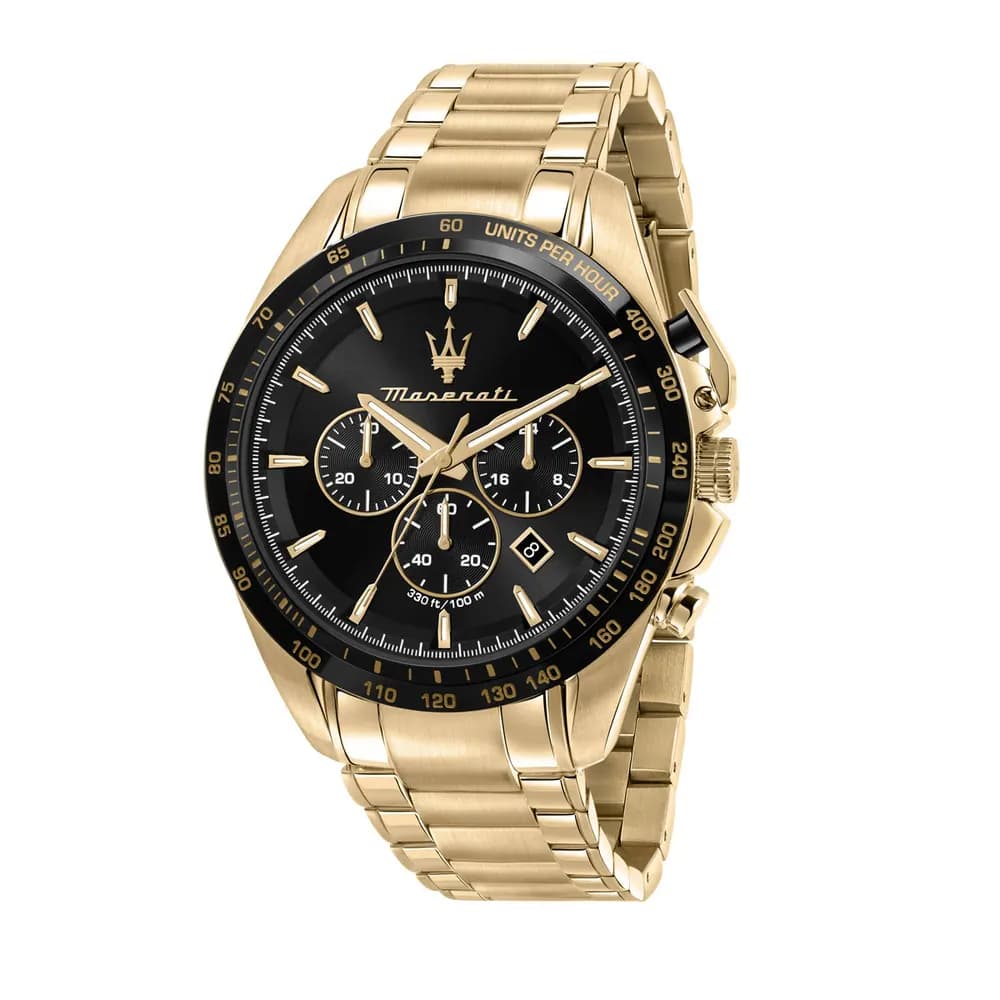 Maserati Montre quartz Homme Traguardo Noir
