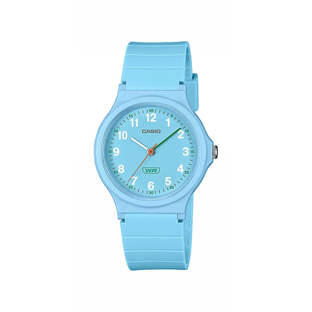 Casio Collection Timeless — cadran turquoise