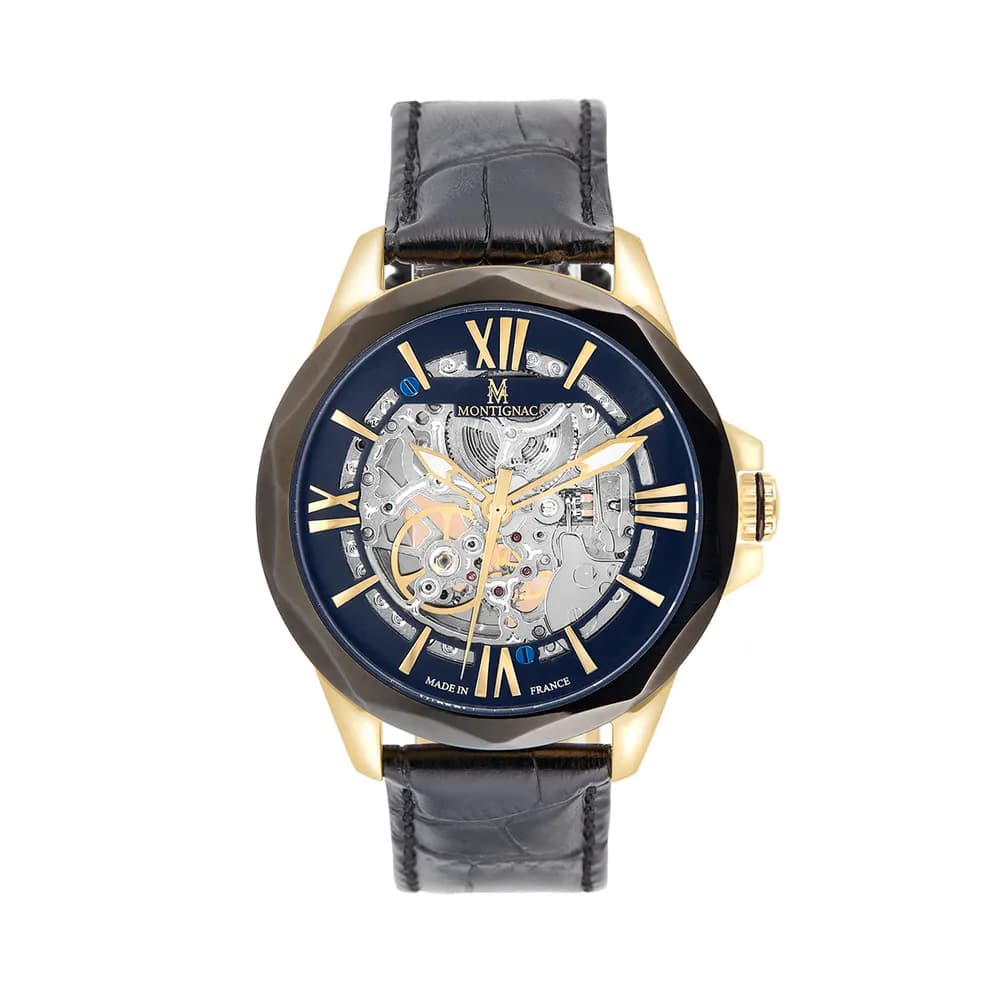 Montignac Montre automatique Homme Round Noir