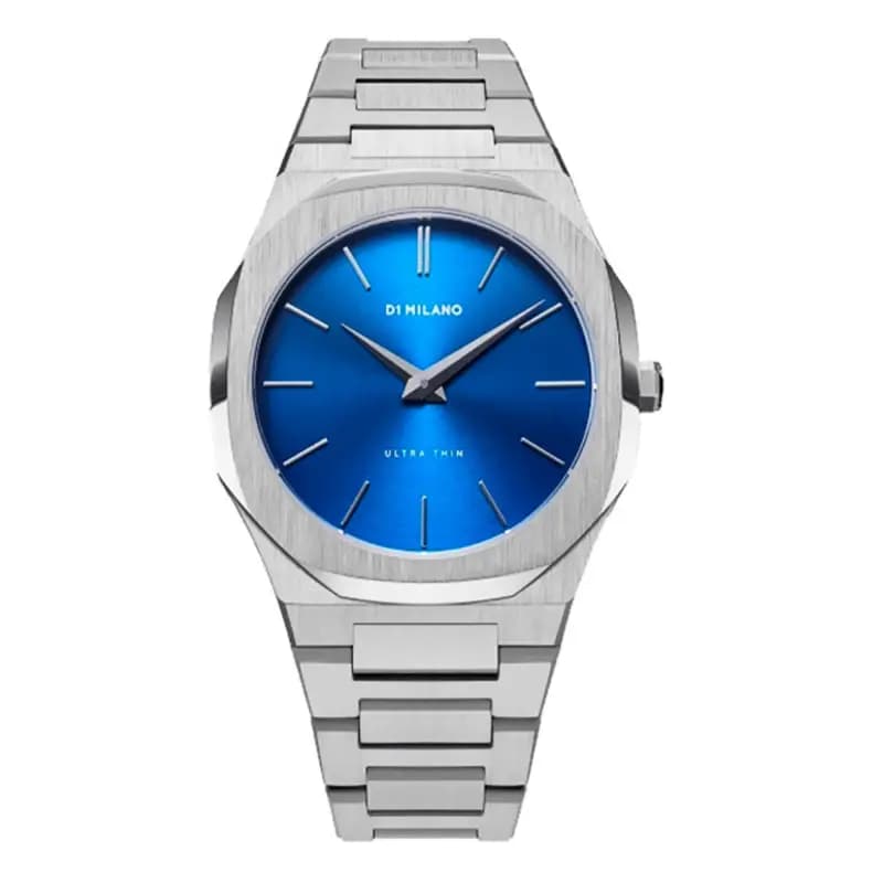 D1 Milano Montre D1 Milano Ultra Thin GEO Quartz - 40 mm- Cadran Bleu - UTBJ09