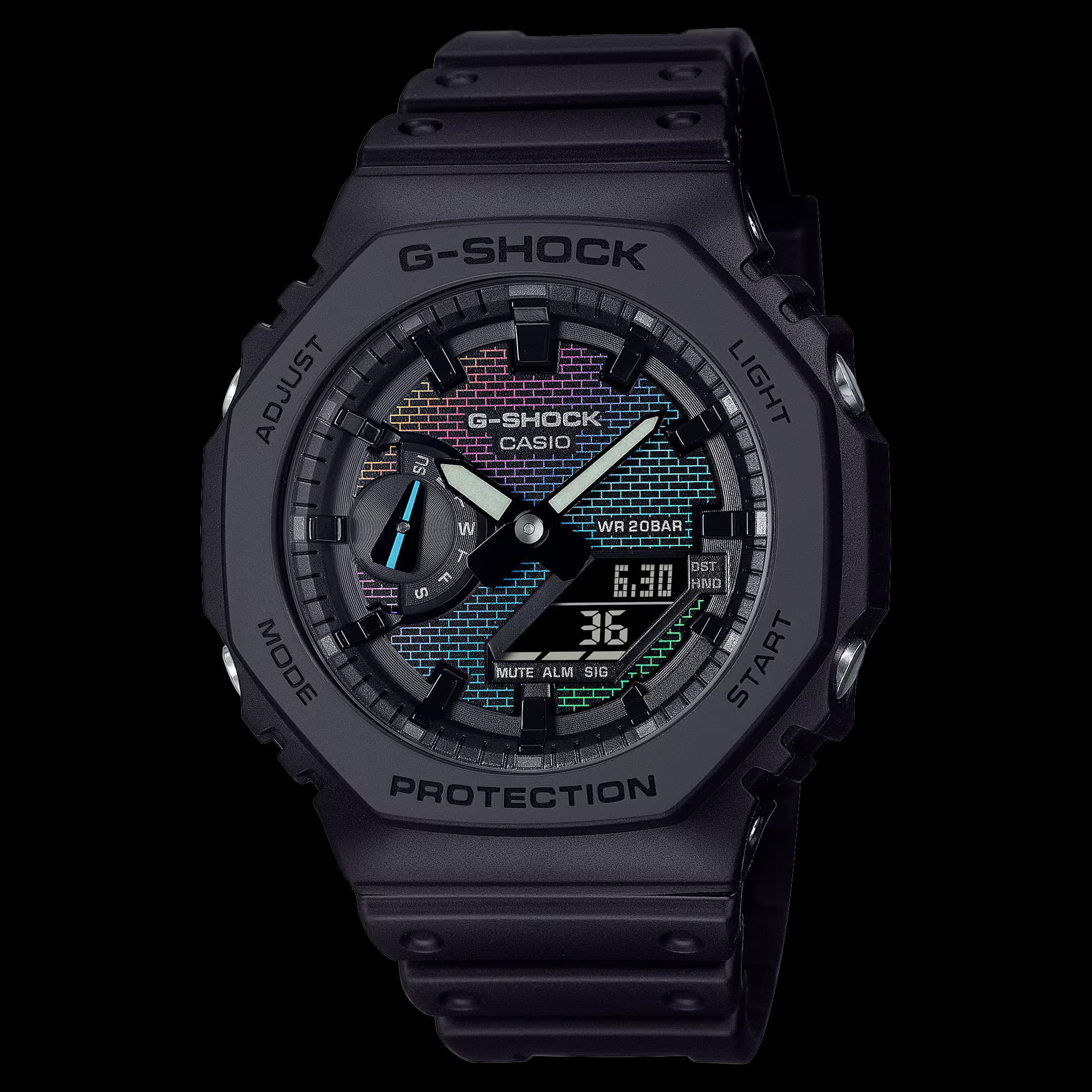 Casio G-Shock — cadran multicolore
