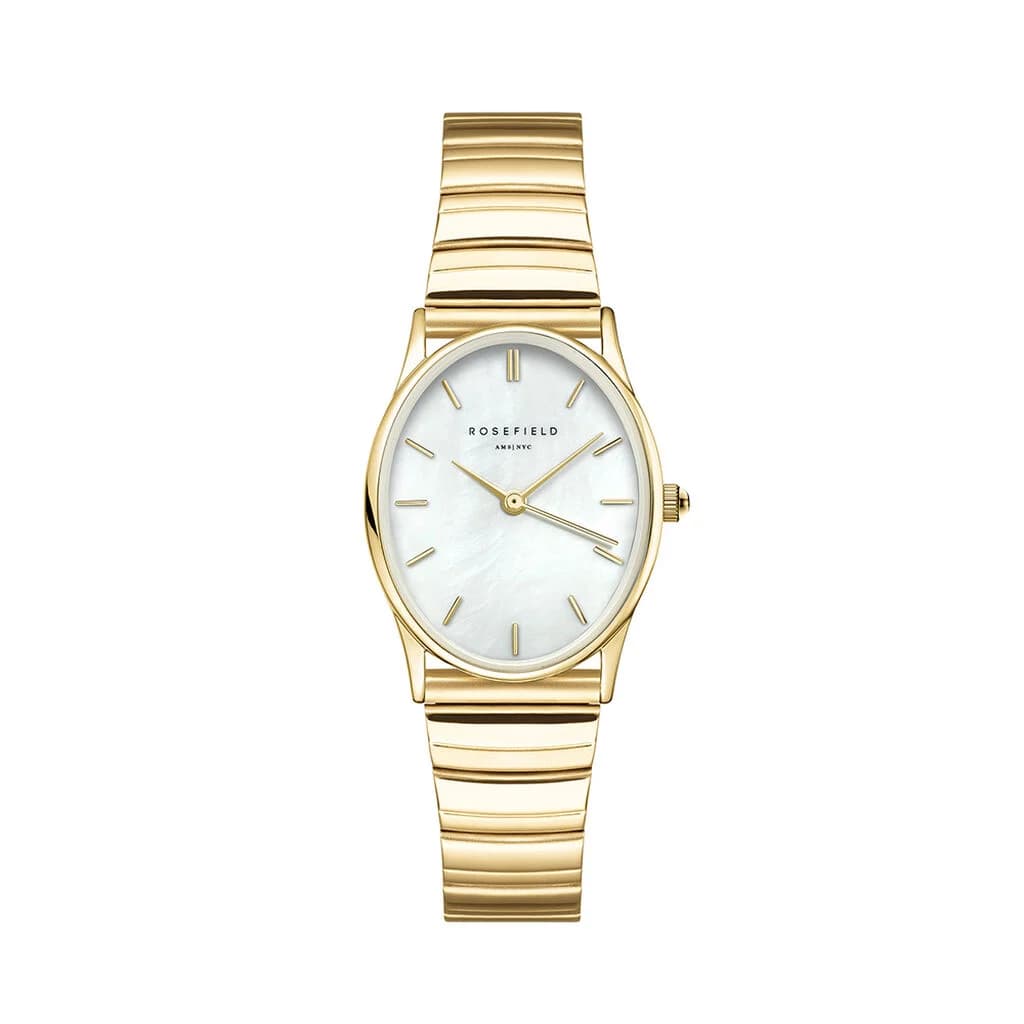 Rosefield Montre Rosefield Oval Nacre Blanche