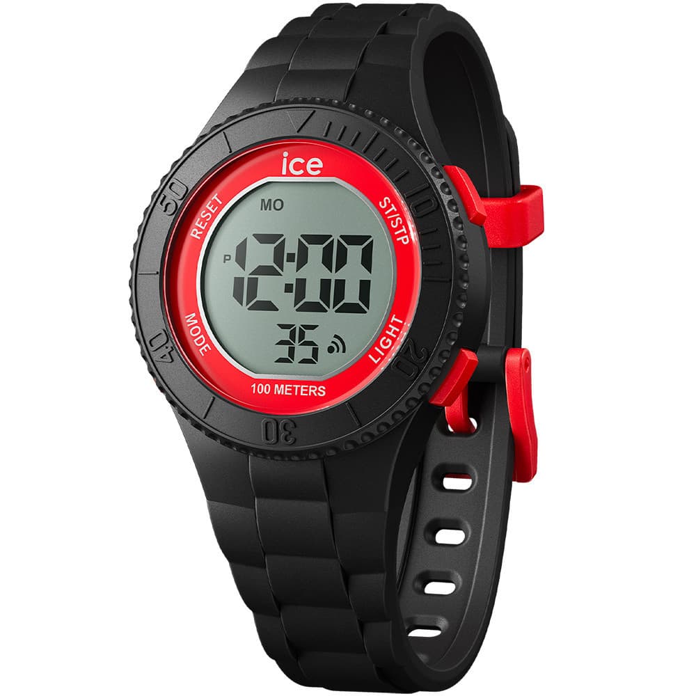 Ice Watch Montre Ice Watch Collection Ice Digit en Plastique Noir
