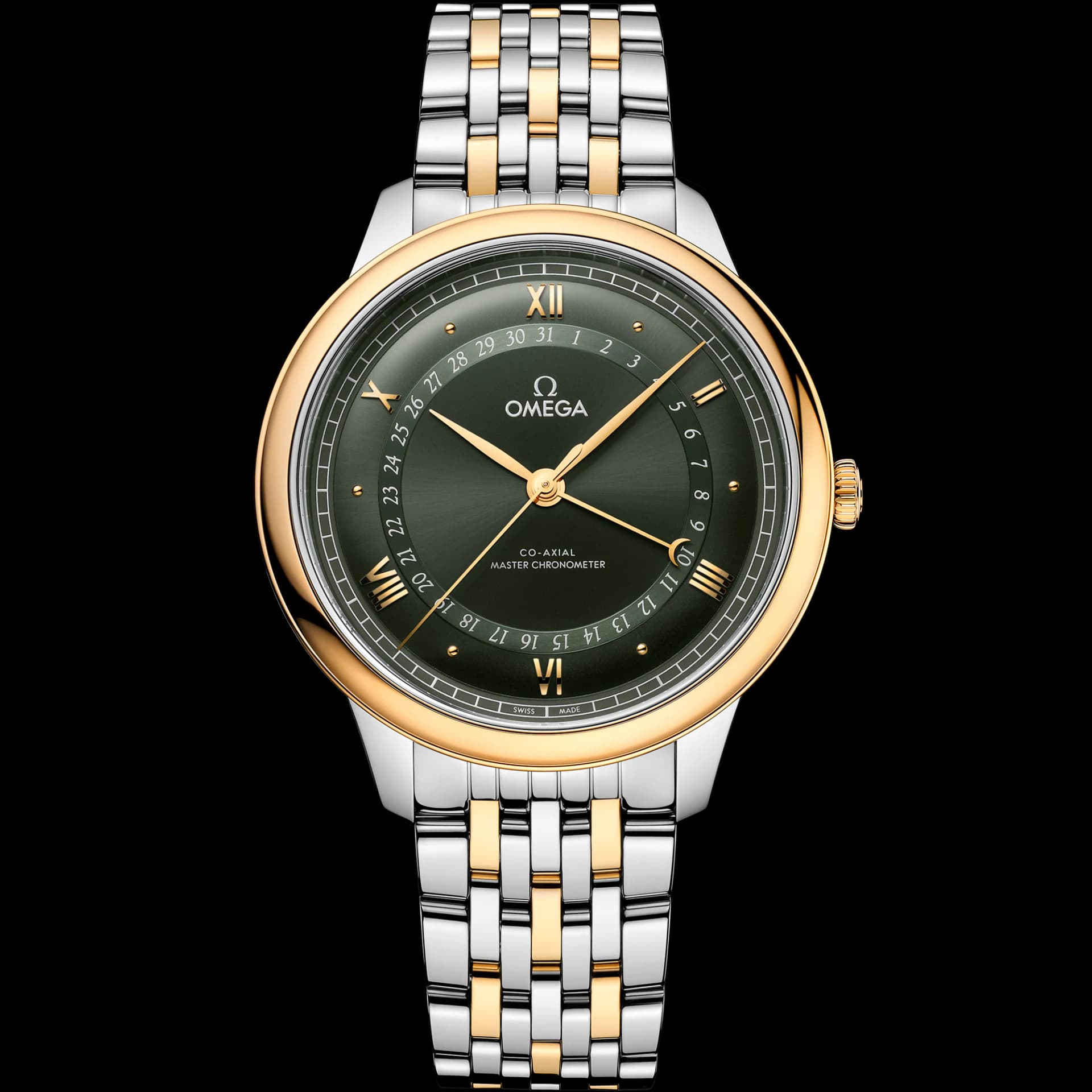 Omega De Ville 42 mm, acier - or jaune sur acier - or jaune