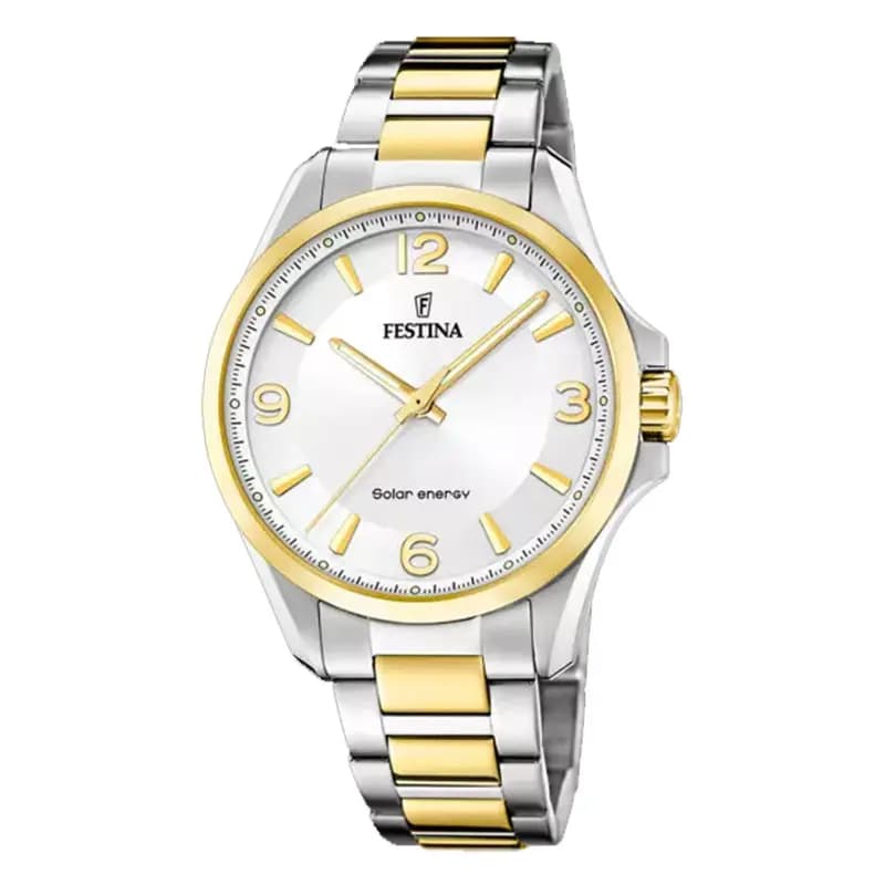 Festina Montre Homme FESTINA SOLAR ENERGY en Acier Bicolore