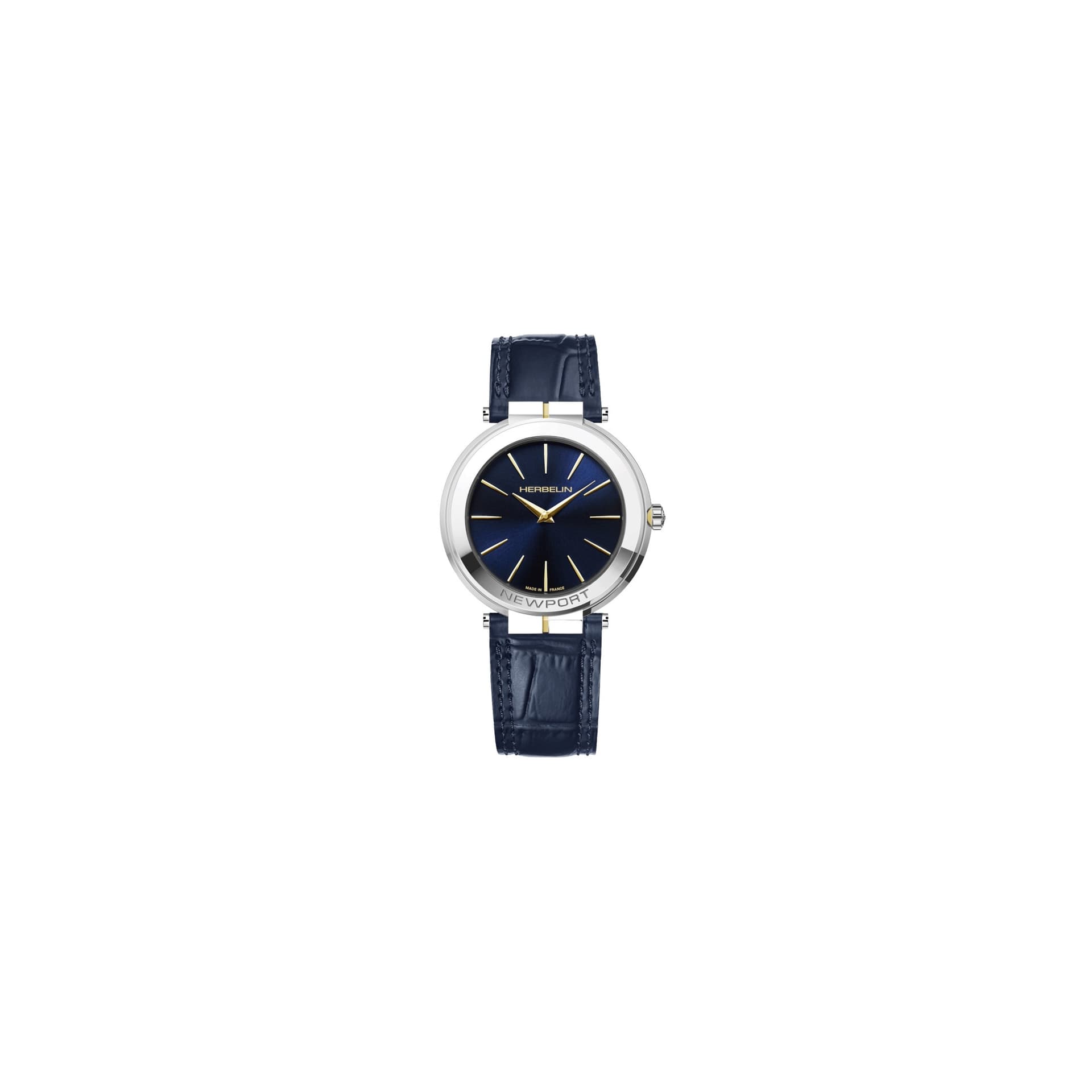Michel Herbelin Montre Herbelin Newport Slim Homme Quartz - 19522T15BL