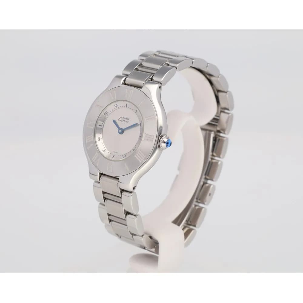 Cartier Must 21 — cadran argenté