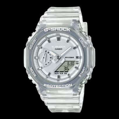 Casio G-Shock Classic — boîtier transparent