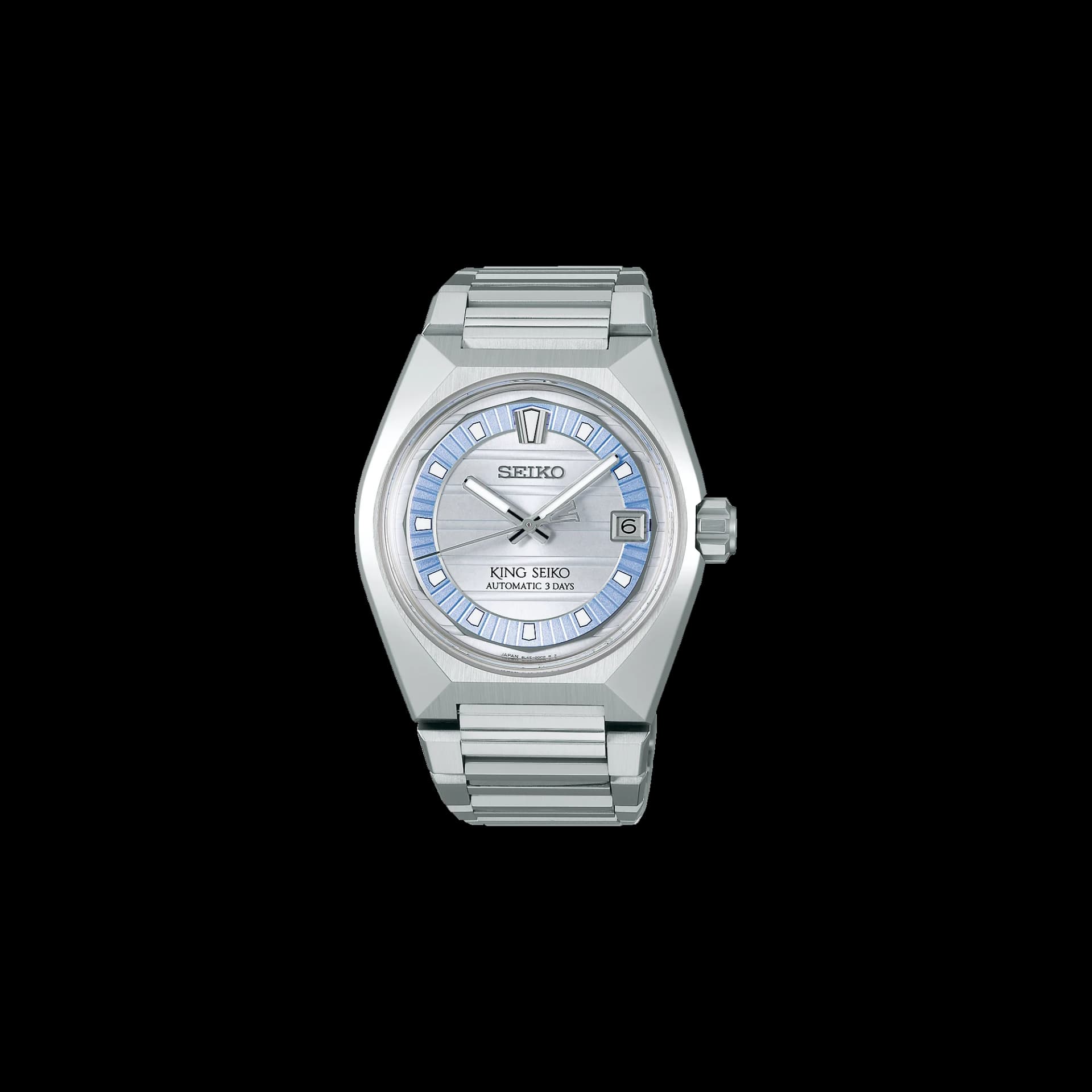 King Seiko VANAC — cadran bleu