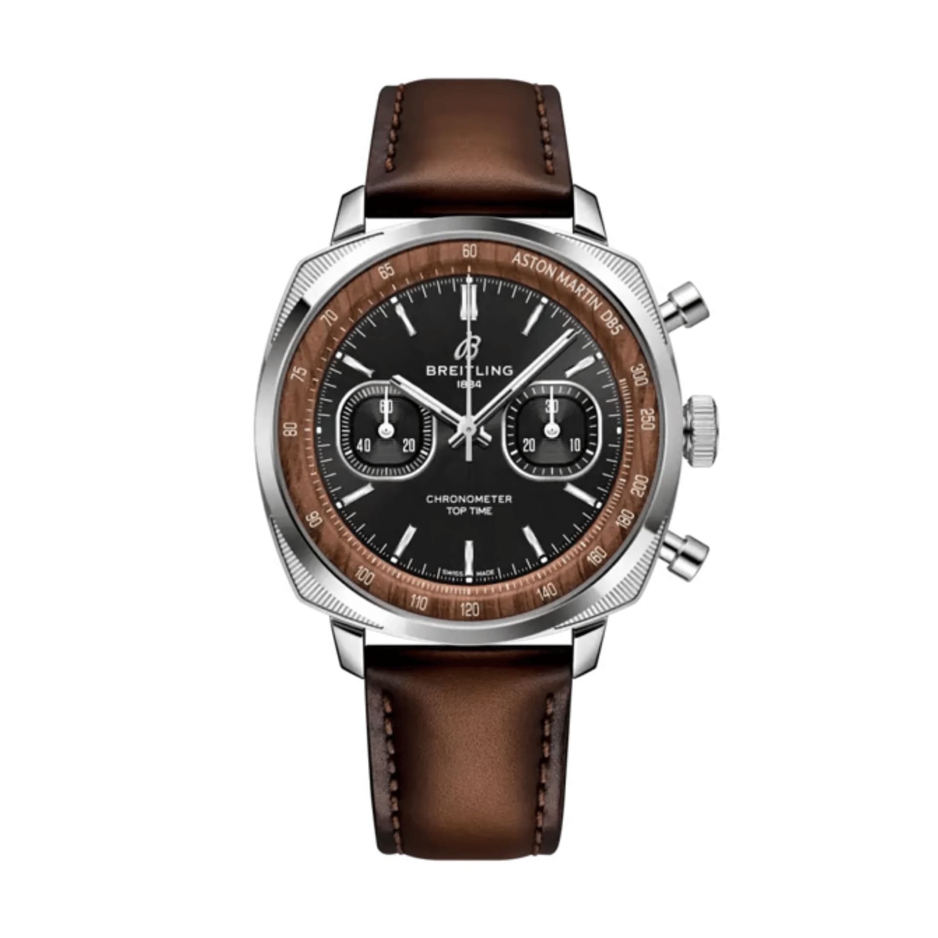 Breitling Montre Breitling Top Time B01 Chronograph 41 Tribute to Aston Martin DB5 Acier Lunette Platine 41 mm Édition Limitée