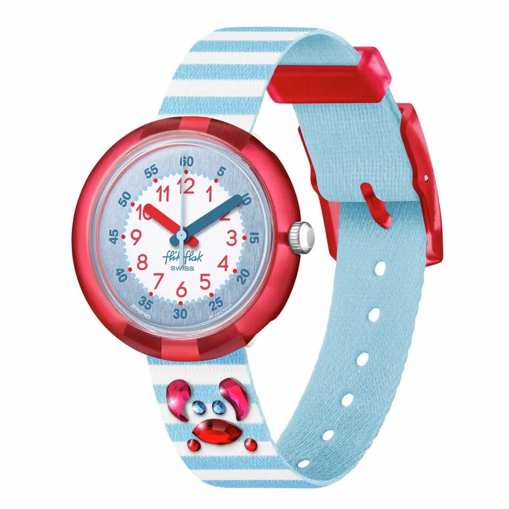 Flik Flak Montre quartz Fille Shine bright Bleu