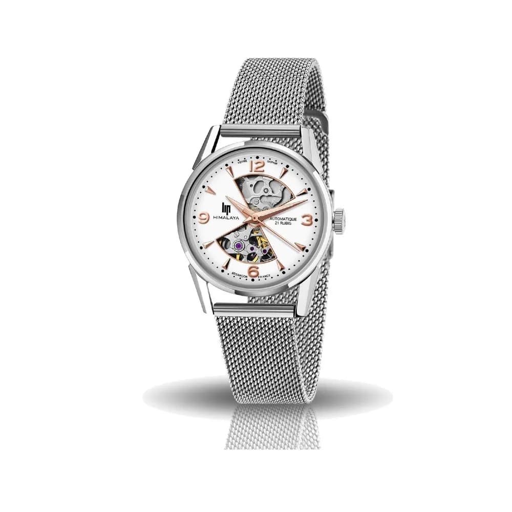 Lip Montre Lip Himalaya - Unisexe - cadran Argent- 33.5 mm - Acier inoxydable - 671682