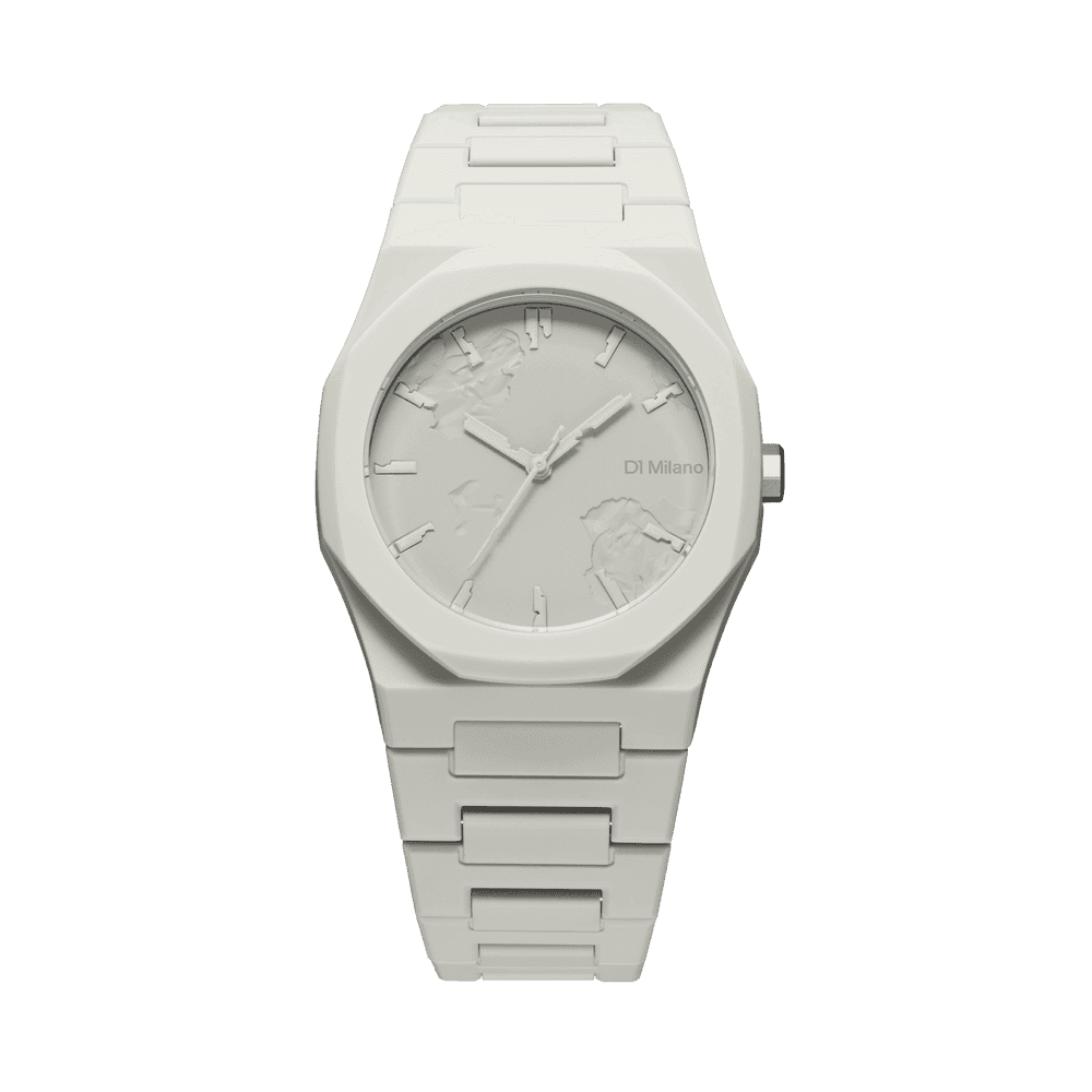 D1 Milano Montre quartz Homme Polycarbon Gris