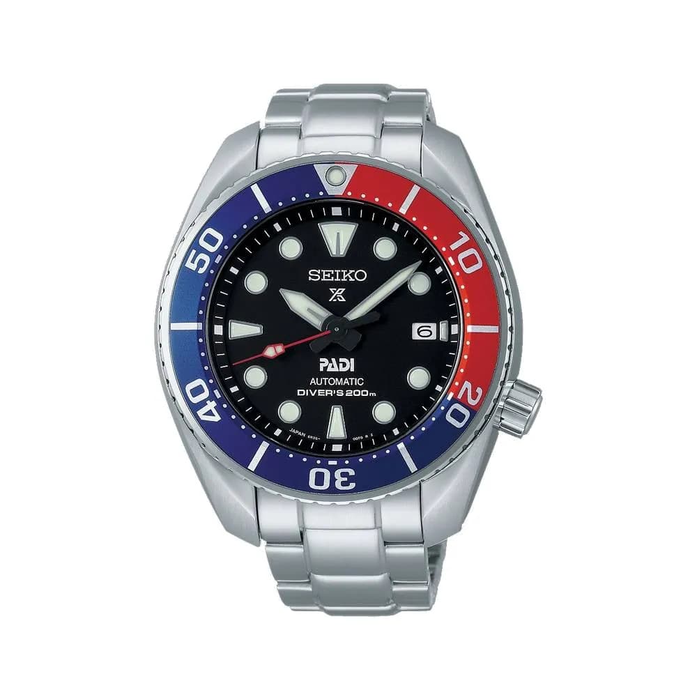 Seiko Prospex — cadran noir 45 mm