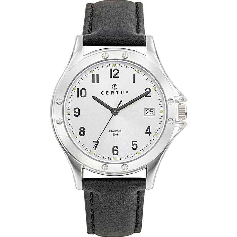 Certus Montre Certus en Cuir Noir